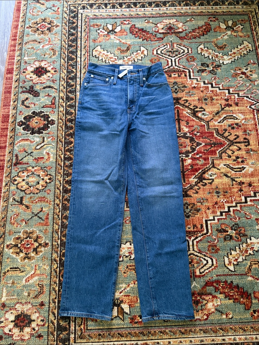 Madewell Women's Straight-Leg Jeans in Classic Blue